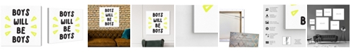 Oliver Gal Boys Will Be Boys Canvas Art Collection